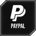 A button with the PayPal logo that provides a link to CFB's PayPal information.